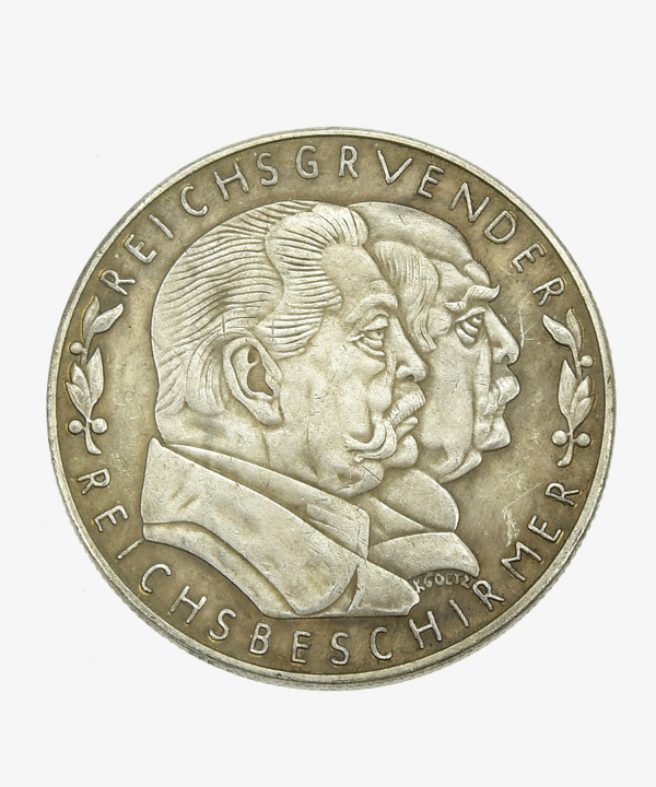 Medaille Karl Götz  60. Jahrestag  1931 Bismarck Hindenburg